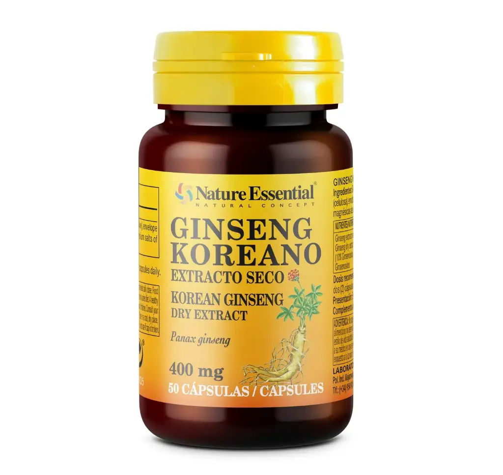 GINSENG KOREANO 400MG [NATURE ESSENTIAL]